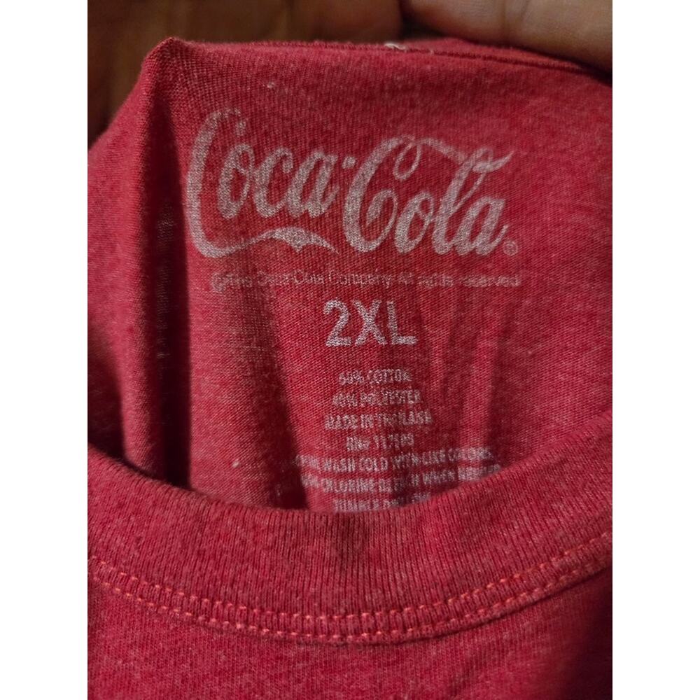 Coca-Cola Graphic Red T-Shirt, 2XL - Picture 2 of 3